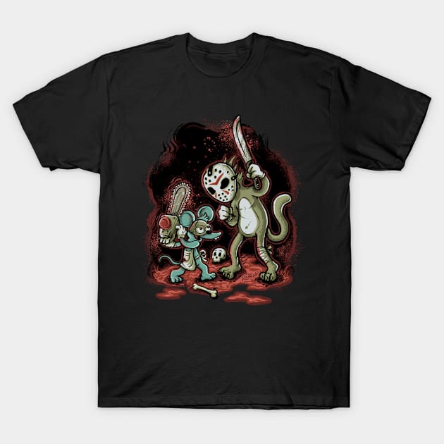 Gato e Rato T-Shirt by RedBug01